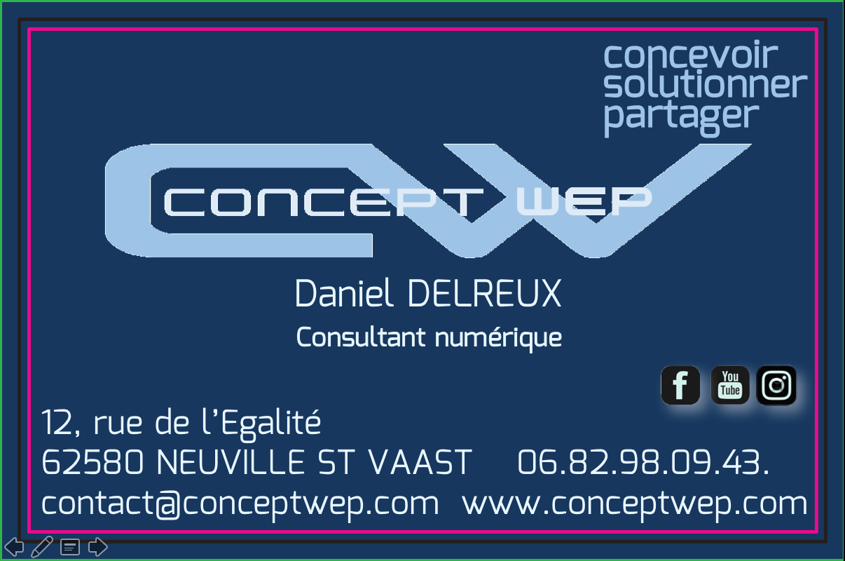 carte de visite conceptwep